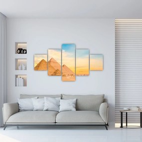 Obraz egipskich piramid (125x70 cm)
