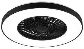 Lampa sufitowa LED w kolorze matowej czerni Halmstad – Trio