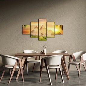 Obraz - Piramidy (125x70 cm)