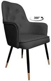 Krzesło obrotowe SARA noga czarna/złota Vega99