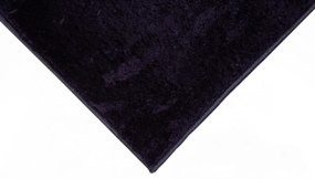 Dywan pluszowy Catwalk czarny 60 cm x 100 cm