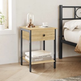 Stolik pomocniczy z szufladą TAYLOR ARTISAN 40x40 cm