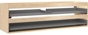 Mexen Box-A korpus szafki podumywalkowej 160 cm, 2 szuflady, dąb - 91AX0-1600-470-2-81