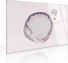 Obraz na szkle - Fioletowy minimalizm N⁰4 (70x50 cm)