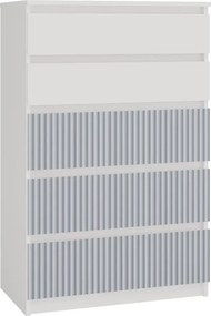 Dziecięca komoda dla chłopca biały + niebieski H1-G92