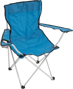 Zestaw 2 składanych krzeseł - niebieski