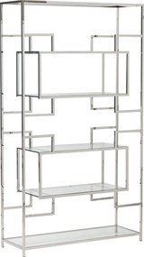 Regał Hypnose silver 115x40x202cm
