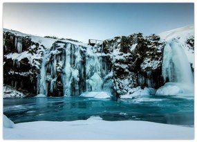 Obraz na szkle - lodowce (70x50 cm)