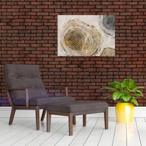 Obraz - Abstrakcja pnia (70x50 cm)