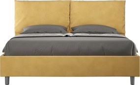 Łóżko bez stelaża tapicerowane 160x200 microfibra Okra Antea