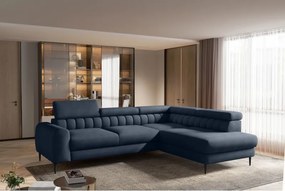 Narożnik NAVAS L z funkcją spania tkanina Promocyjna CURIO 78 WERSAL