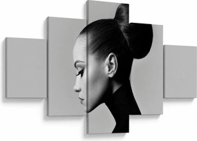 Obraz - Profil pięknej kobiety (125x70 cm)