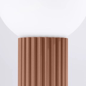 Lampa biurkowa HALO mocca ryflowana SOLLUX  LIGHTING