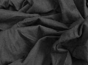 PrzytulneMieszkanie.pl Prześcieradło jersey BASIC ciemnoszare 90 x 200 cm