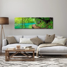 Obraz - Jeziora Plitwickie (170x50 cm)