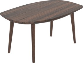 Stolik kawowy z drewna dębowego łezka P3 mały 60 cm