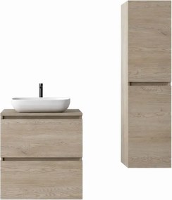 Komplet mebli do łazienki ciemny dąb N8-N68