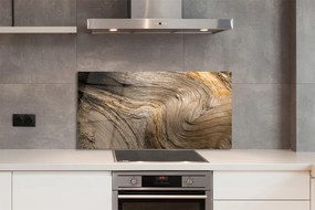 Szklany Panel Organiczny Rysunek Drewna