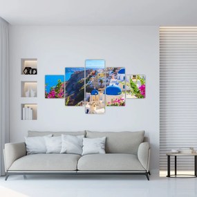 Obraz - Santorini, Grecja (125x70 cm)