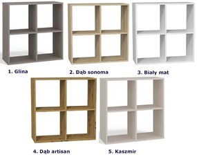 Regał pod biurko w kolorze dąb artisan - Selex 5X