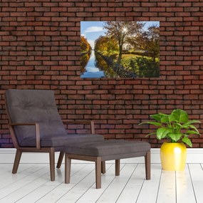 Obraz kanału wodnego (70x50 cm)