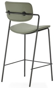 Hokery w kolorze khaki zestaw 2 szt. (wysokość siedziska 68 cm) Maika – Marckeric