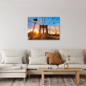 Obraz - Brooklyn Bridge, Manhattan, New York (70x50 cm)