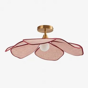 Plafon Sufitowy Benavid Ø75 Cm & Lniana Rosa Palote | Daydream Pink - Grana - Sklum