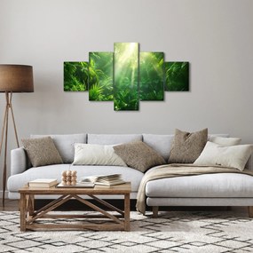 Obraz - Las deszczowy (125x70 cm)