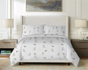 Matex Pościel satynowa Kwiatek łąkowy, 140 x 200 cm, 70 x 90 cm