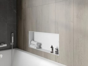Mexen X-Wall-NR półka wnękowa bez kołnierza 75 x 30 cm, biała - 1921753010