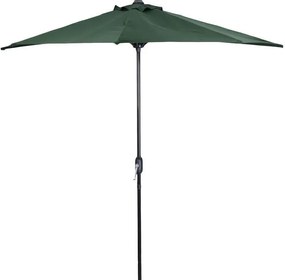 Parasol ogrodowy boczny UM016 - składany, przyścienny, zielony