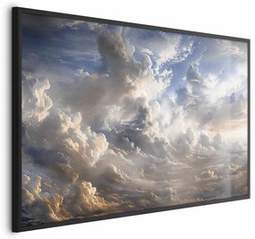 Plakat Refleksy na chmurach 42x29,7 cm z ramą czarną bez marginesu ARTGEIST B