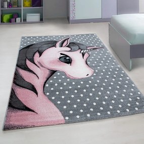 Różowo-szary dywan dziecięcy 120x170 cm Kids – Ayyildiz Carpets