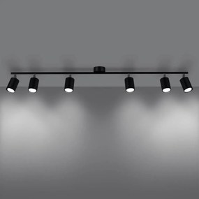 Listwa oświetleniowa LEMMI 6L czarna SOLLUX  LIGHTING