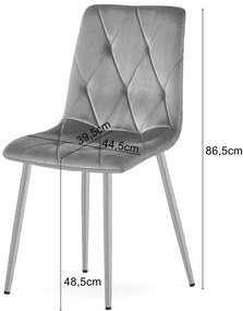 Zielone pikowane krzesło welurowe glamour M1-C09