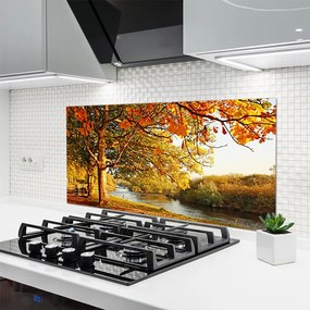 Panel nad blat kuchenny Drzewo nad Lustrem Jeziora