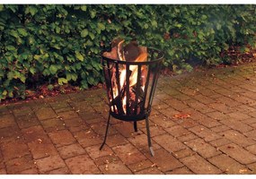 Metalowy kosz na drewno Esschert Design Camping