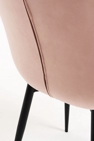 Zestaw 4 Krzese Cade Aksamitne