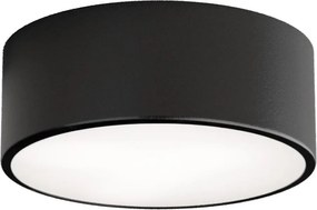 Oprawa sufitowa z czujnikiem CLEO, 1xE27/40W/230V, Ø 20 cm, czarna