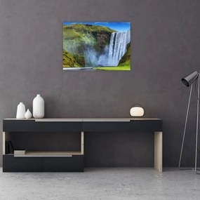 Obraz - Wodospad Seljalandsfoss (70x50 cm)