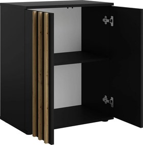 Komoda TECTONIC 60 cm do Salonu Sypialni Czarny