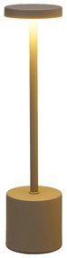 Lampka stołowa LED z ładowalną baterią, metal, 34 cm