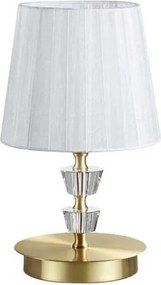 Ideal Lux - Kryształowa lampa stołowa PEGASO 1xE14/28W/230V złota