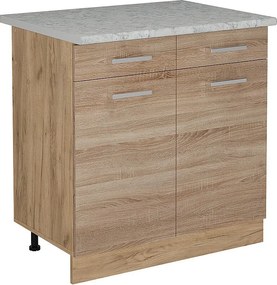 Szafka dolna do kuchni sonoma 80x60x81.6 r-line