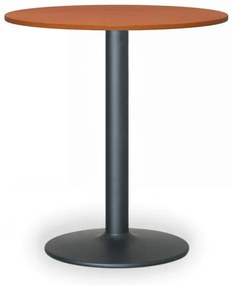 Stolik konferencyjny FILIP II, średnica 80 cm, czarna podstawa, czereśnia