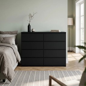 Komoda NUDO 120 cm do Salonu Sypialni Czarny