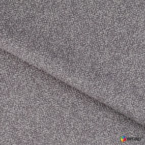 Szare tapicerowane łóżko dwuosobowe ze schowkiem ze stelażem 140x200 cm Pointt – ELTAP