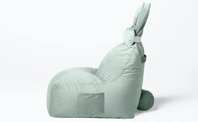 Miętowy dziecięcy worek do siedzenia Funny Bunny – The Brooklyn Kids