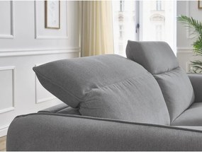 Ciemnoniebieska sofa 216 cm Achille – Bobochic Paris